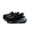 Crocs Classic Crush Romantic Punk Clogs Unisex Black Silver