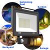 LED PIR Motion Sensor Floodlight Outdoor Wall Light White Light 100W 50W 30W 20W 10W IP66 Waterproof LED Spotlight For Garden