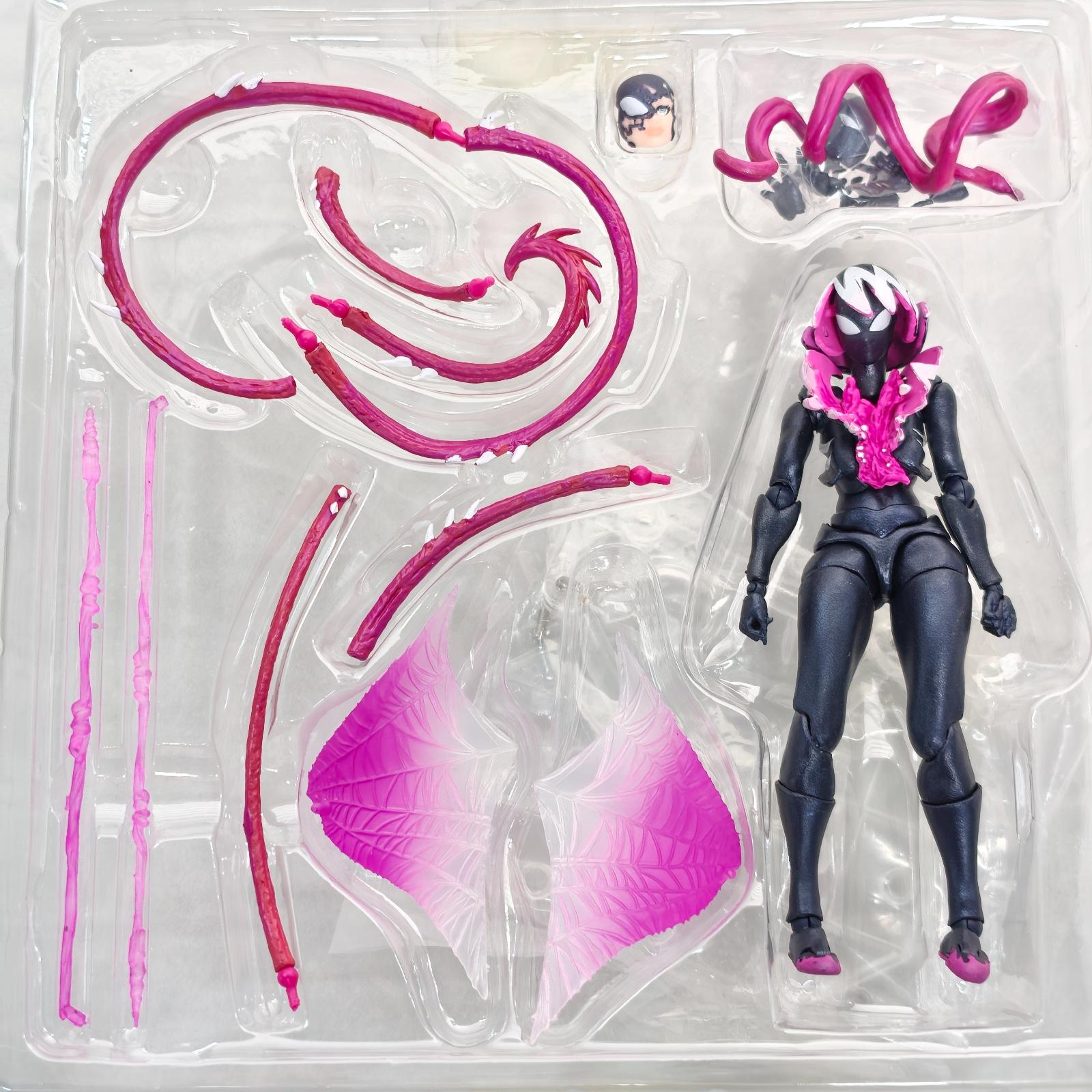 

New 7 Inch Gwen Action Figure Kaiyodo Amazing Yamaguchi Revoltech Figurine Decoration KO Model Doll Toys Gift Model Toy Gift