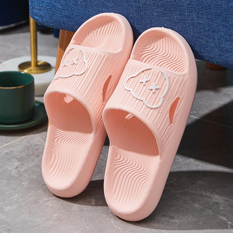 Hausschuhe Damen Sommer weiche Sohle rutschfest Zuhause Indoor Haushalt Badezimmer Hotel Bad kühlende Hausschuhe Herren Außenschuhe
