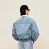 LESS 2024 Winter Loose-fit Cotton Denim Down Jacket