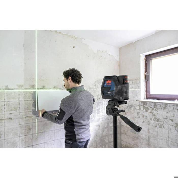 Bosch Professional laser combiné GCL 12V-50-22 CG (jusqu’à 50m, Dual Power, support RM20, 4 piles 1,5V, housse, Trépied BT 150)