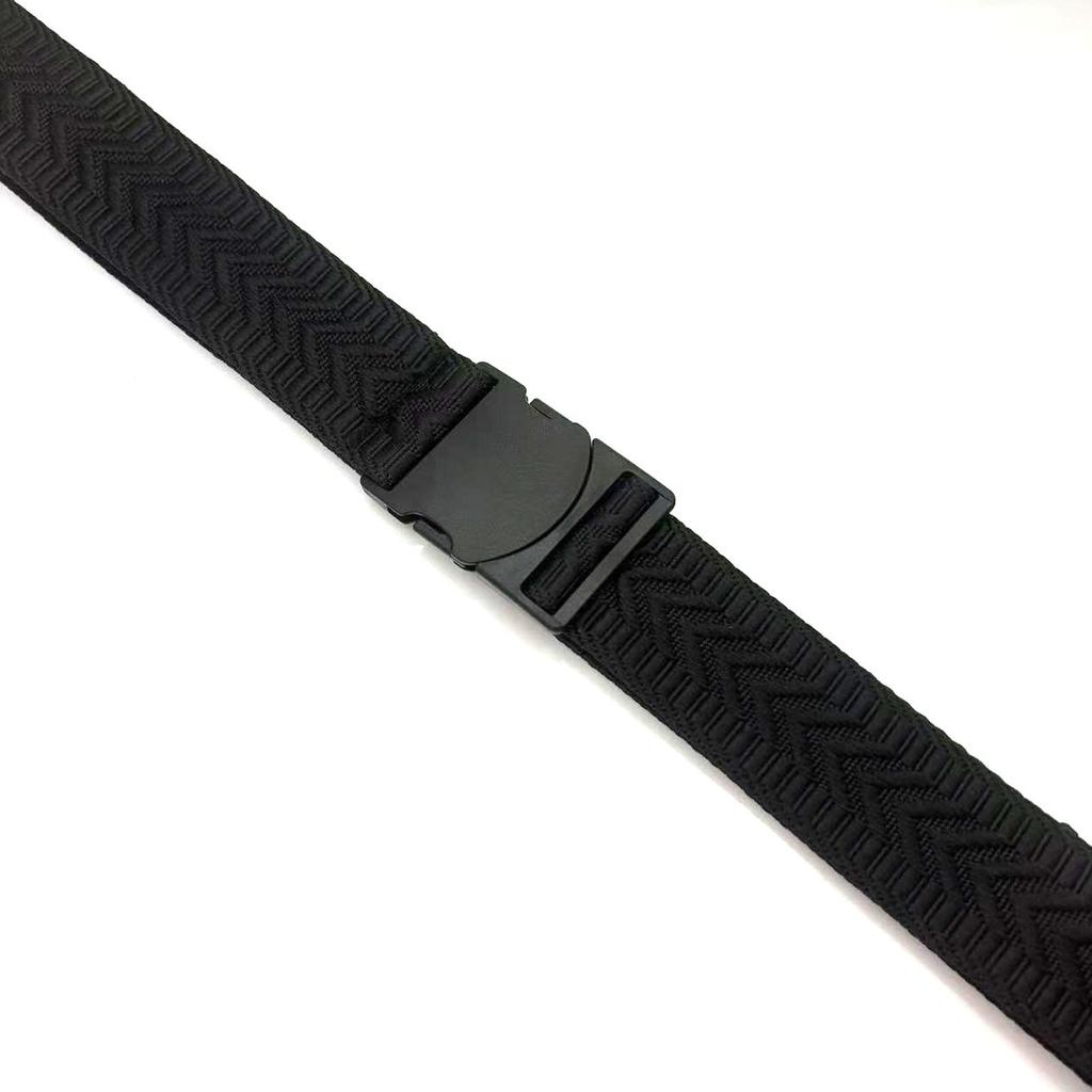 Comfortable Woven Belt for Men High Strength Nylon with Automatic Buckles for Outdoor Adventures