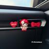 Cute Little Red Riding Hood Hello Kitty Car Air Vent Decoration Ornament Car Interior Fragrance Diffuser Stone Light Scent