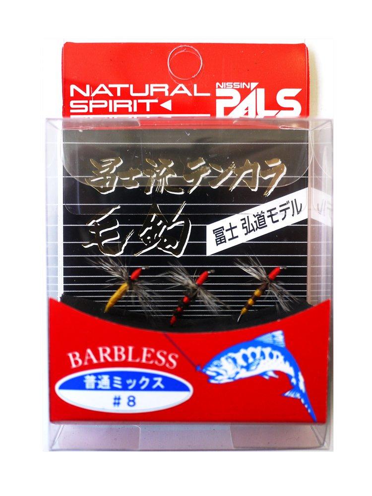 Uzaki Nissin Fly Fujiryu Kebuchi Barbless Regular Mix #8.