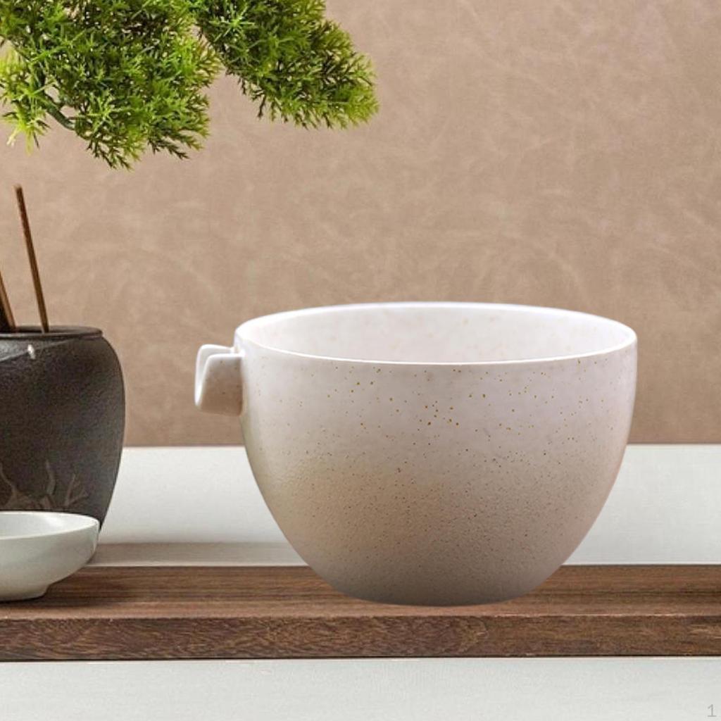 Ceramic Bowl Handcrafted Japanese Tea Cup Traditional Porcelain for Friends