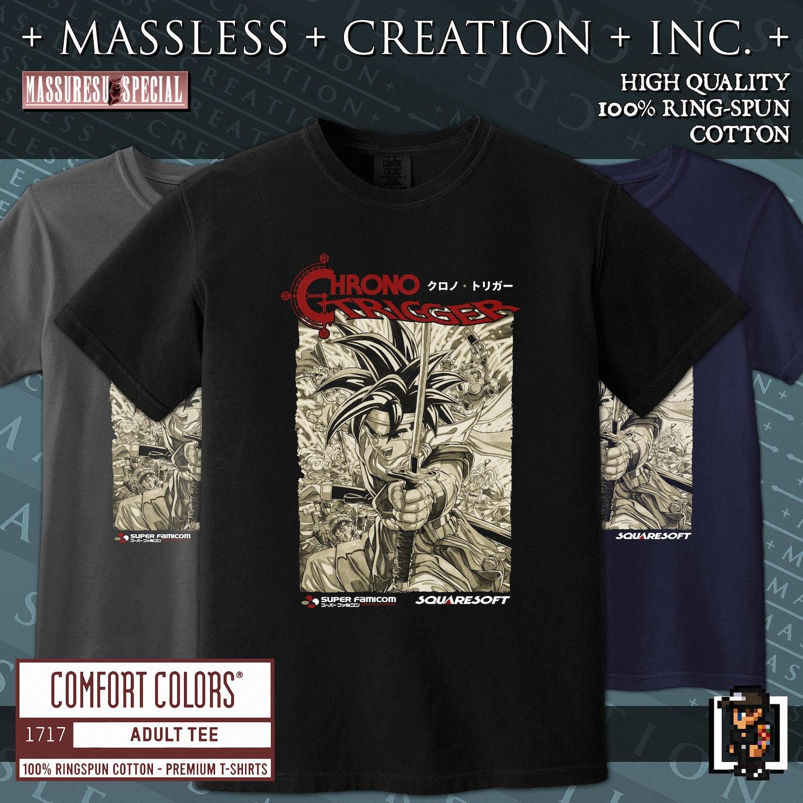 CHRONO TRIGGER Classic T shirt  Time Heroes  [Comfort Colors 1717] | JRPG Video Game | 1995 Japan Anime Manga 4XL
