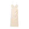 European American Women's Clothing Summer Vacation Style Backless Slim Sling Dress