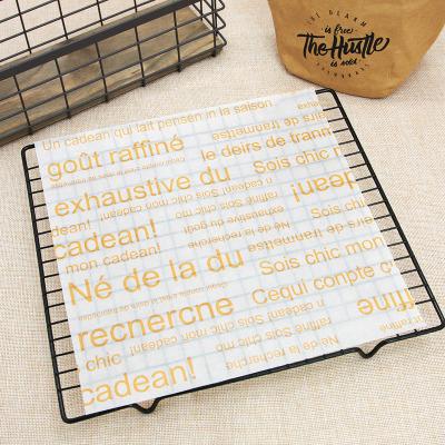 25Pcs/Lot Oilpaper Wrapping Paper for Bread Sandwich Burger Fries/Food-grade Wax Paper Baking Tools Kitchen Gadgets 3 Sizes