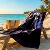 Gothic Style Beach Towel Quick-Dry Soft Microfiber Comfortable Lightweight Perfect for Traveling Yoga Camping and Swimming