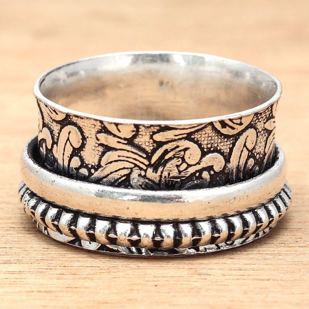 No Stone Gemstone Handmade Silver Jewelry  "8"