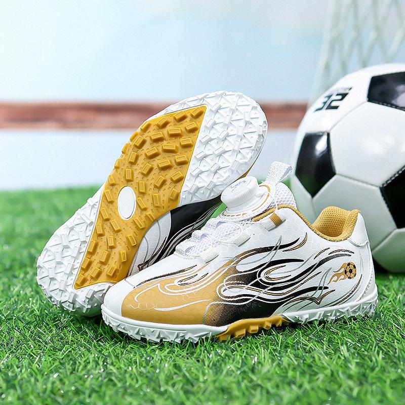 Barn Fotballstøvler Torv Barn Klosser Gresstrening Fotballsko Gutter Jenter Profesjonelle innendørs fotballsko Sklisikker utendørs Futsal Fotballsko