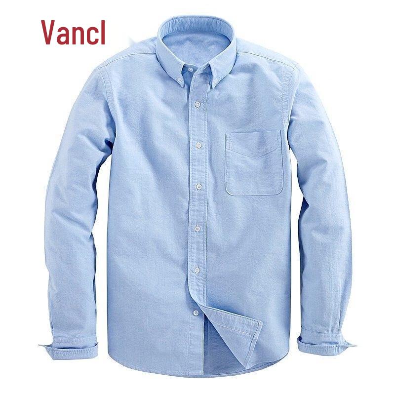

VANCL Men s Oxford Cotton Button-Down Long Sleeve Shirt 2XL