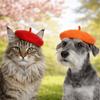 Atmungsaktive Katzen-Baskenmütze Niedliche Süße Katze Sonnenhut Mode Haustier Malerhut Fotoshootings