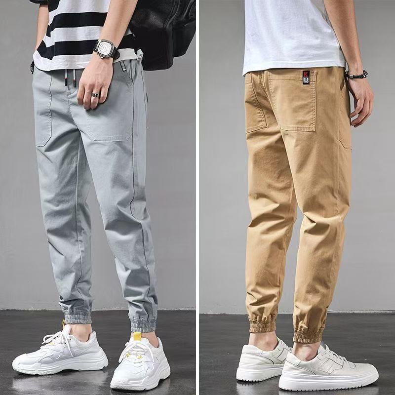 Summer Men's Workwear Harem Leggings Casual Pants New Loose Versatile Harem Sports Trousers Boys