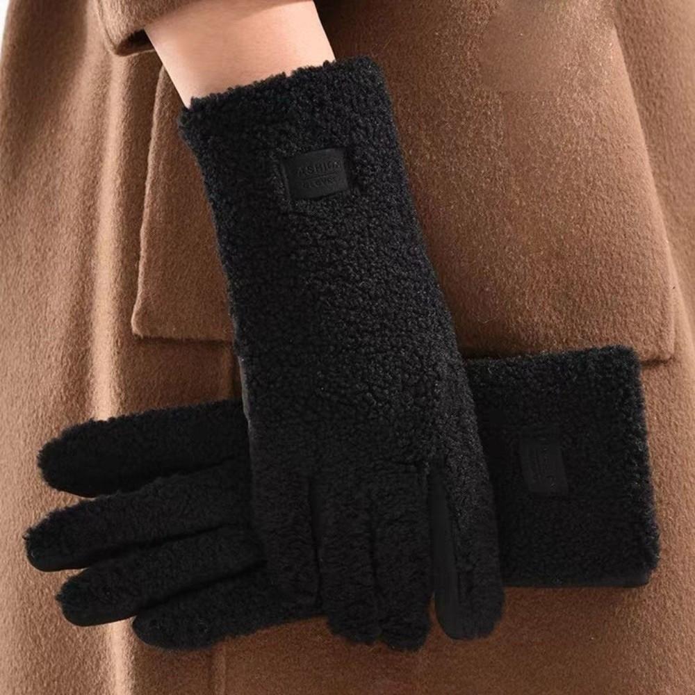 Touchable Screen Touch Screen Gloves Polar Fleece Skiing Gloves  Autumn and Winter