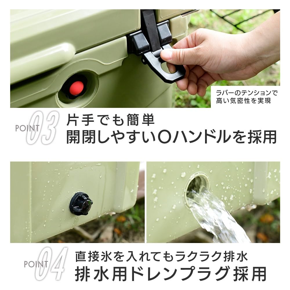 Kollektion Kühlbox Hart Groß Camping Outdoor Langzeit-Kältespeicherung Wärmeisolierung Kälteisolierung Flaschenöffner Standardausrüstung Waage