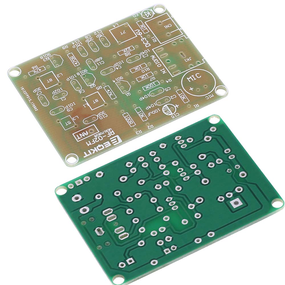 DC Drahtloser Sender Lötmikrofon DIY-Kit 88-108MHz Einstellbares FM-Stereo-Radio-Modul