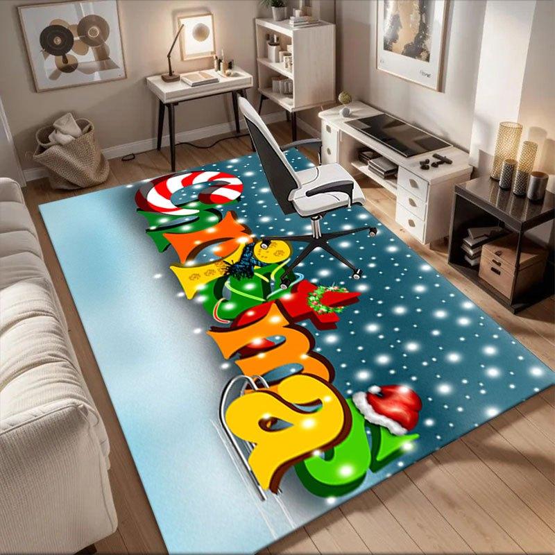 

Christmas Lights Decoration Winter Holiday Party SuppliesOffice Mat Perfect for Home Decor Office Desk Chair Rugs Chair Carpet for office Po 60cm by 90cm