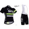 Mens Womens Cycling Jersey Bib Shorts Set Breathable Bike Wear Mountain Road Biking