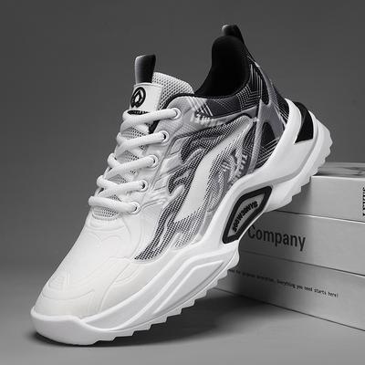 Chaussures d'été décontractées et polyvalentes pour hommes, chaussures de sport à la mode, chaussures de course respirantes, chaussures de tennis d'entraînement pour la marche en extérieur