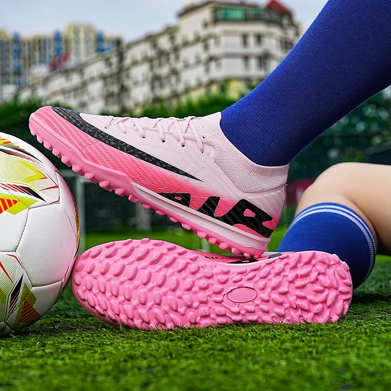 New Men Football Boots Mid-top Non-Slip Cleats Futsal Soccer Shoes High-quality Sneakers Match Indoor Hot-selling FG/TF