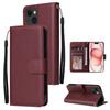 Für Apple iPhone 15 Pro Max 14 Plus 13 12 11 Anti-Fall-Cover-Geldbörse mit Kartensteckplatz, Bilderrahmen, Ständer, magnetisches Flip-Lederetui