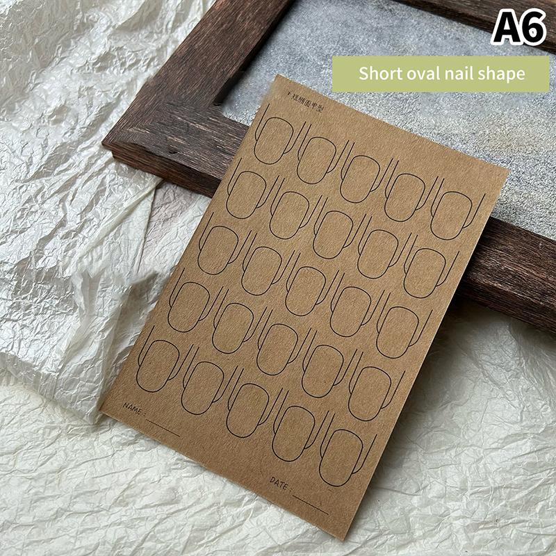 

Бумага для рисования линий на ногтях Шаблоны для рисования Обучающая книга Инструменты для маникюра Руководство по нанесению УФ-гель-лака Аксессуары для ногтей