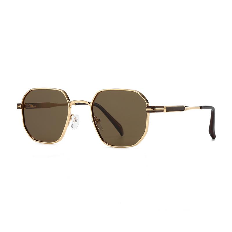 New European And American Style Men'S Aviator Glasses Retro Metal Square Frame Sunglasses  Ready Stock 1435