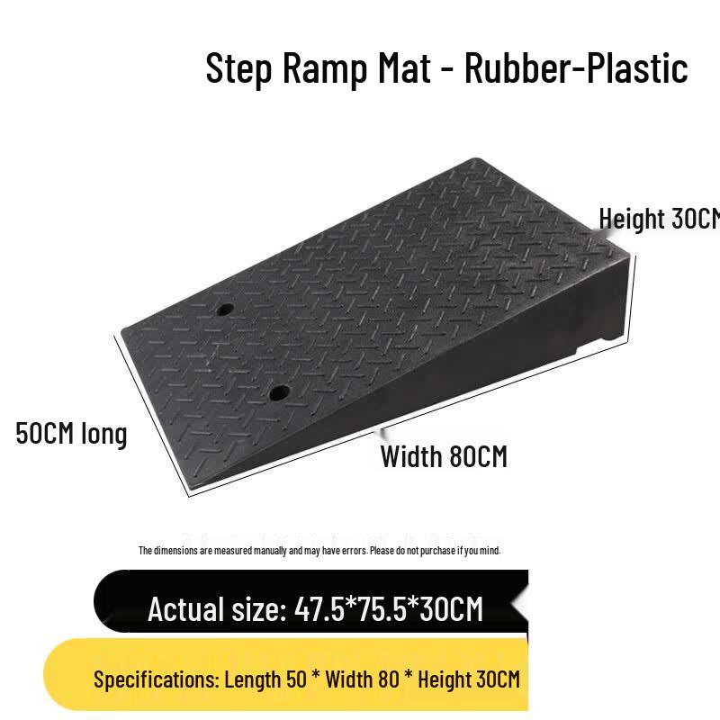 Heavy-Duty Rubber Curb Ramp