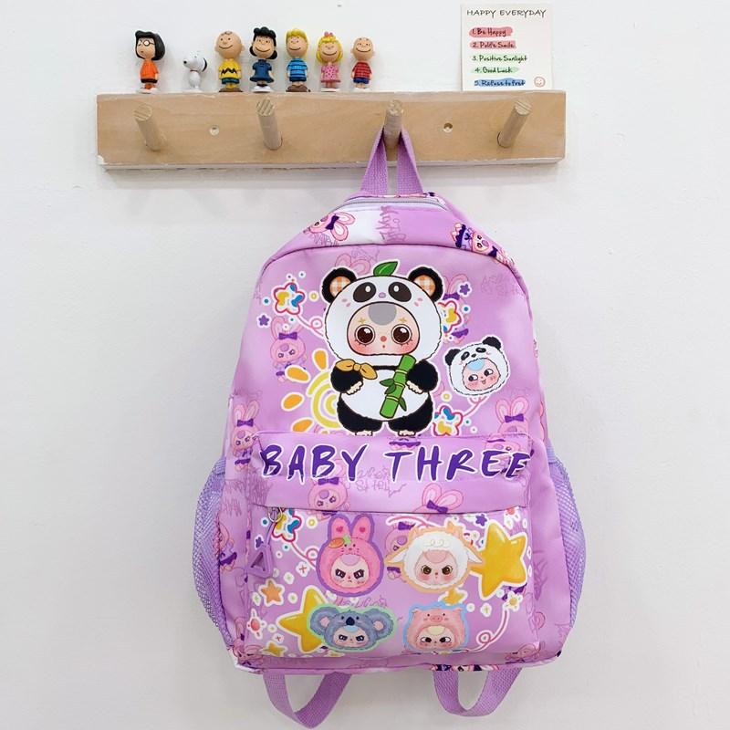 New Cartoon Children's Schoolbag Cute Large Capacity Ultra-light Small Backpack Printed Kindergarten Backpack Bag