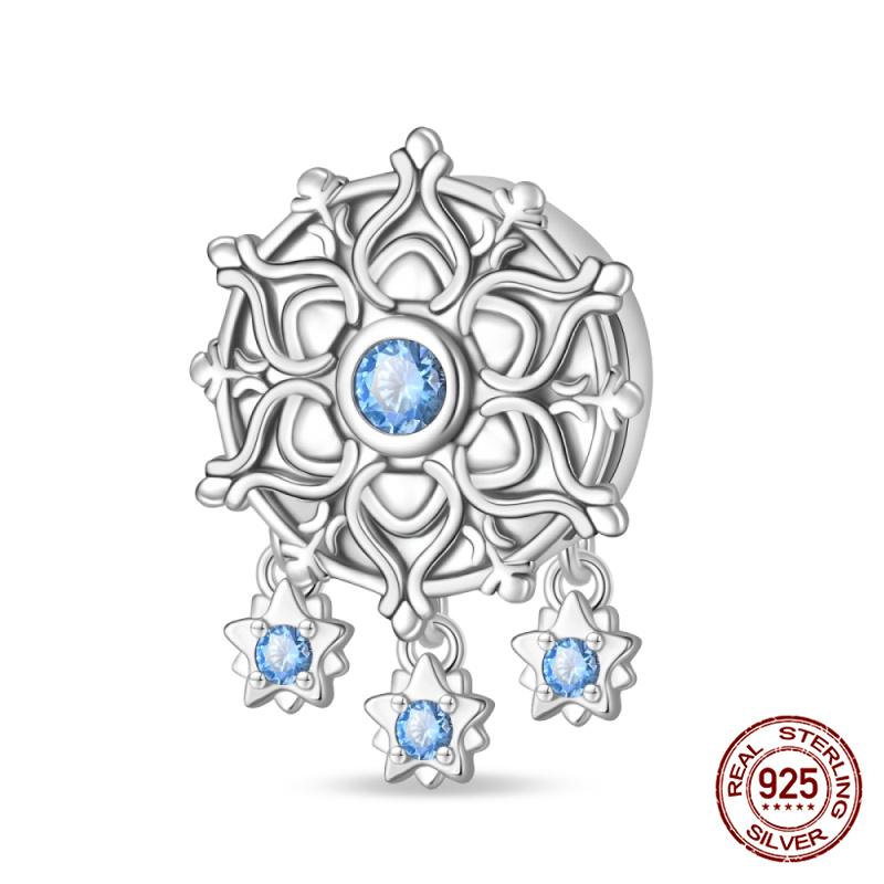 Original 100% 925 Silver Lucky Clover Patron Saint Flat Bead Fit Original Flat Bracelet DIY Jewelry Making Women's Gift