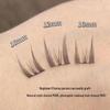 Mengjie 12-Row Cat Elf False Eyelashes, Large Capacity Natural Clusters, Segmented for On-Camera Use