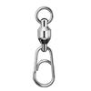 10Pcs Fast Speed Bearing Fishing Swivels Snap Connectors Stainless Steel Link Rings For Lure Tackle And Baiting