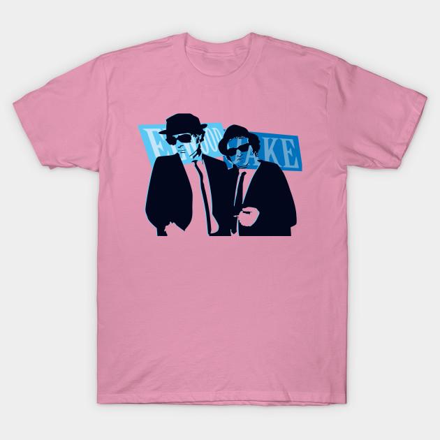 T-Shirt Damen Blues Brothers Harajuku Print Kawaii T-Shirt Sommer Kurzarm Damen T-Shirt Top Tee