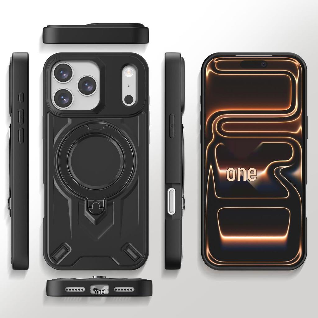 iPhone 17 Pro Max Drop-Proof Case with Magnetic Bracket - Diji Apple 17