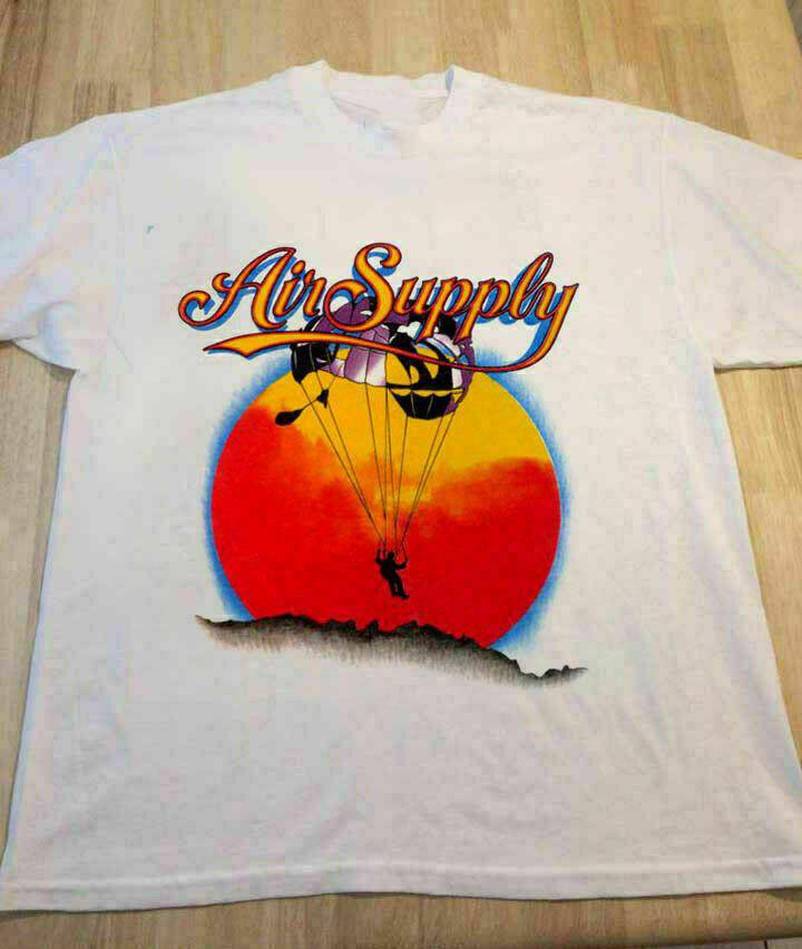 Vtg Air Supply Concert 2023 Heavy Cotton White All Size T Shirt UR900 L