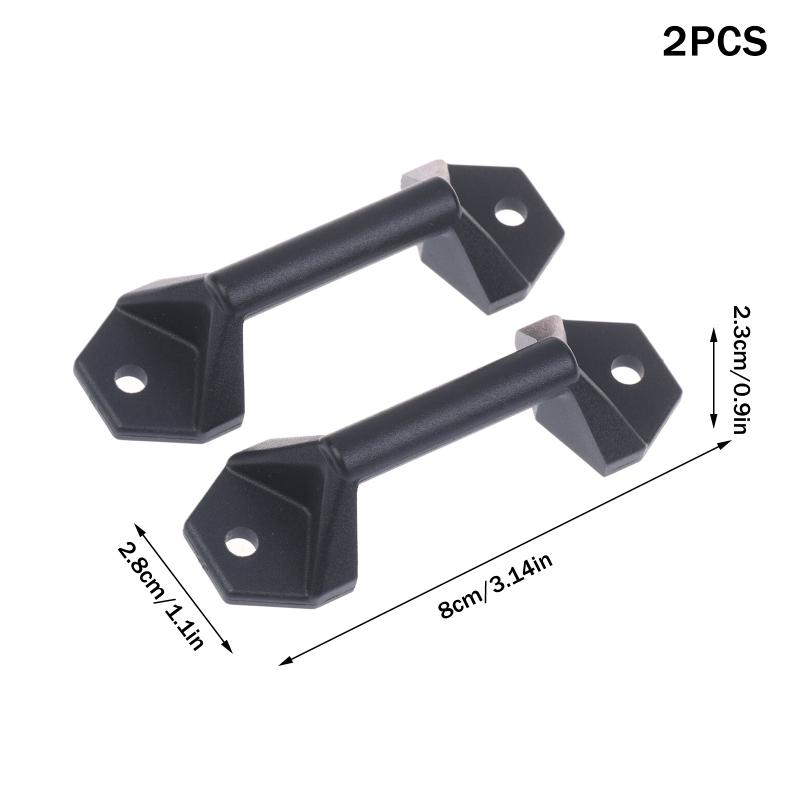 

2Pcs Side Box Hooks Rope Buckle Rustproof Diy Tool Box Stable Professional Motorbike Accessories Strap Hook Strap Buckle Tool A1