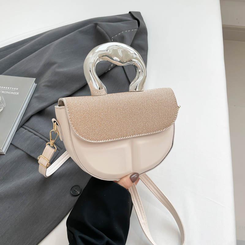 Summer New Niche Design Hand Bag Simple Trend Fashion Shoulder Messenger Bag Solid Color Versatile