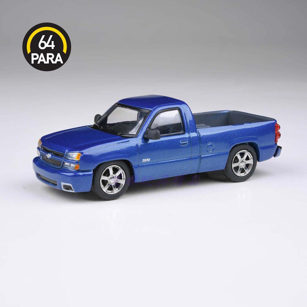 PARA 1:64 Silverado SS Clone Cateye 2006 Alloy Car Diecasts & Toy Vehicles Car Model Miniature Scale Model Car For Children