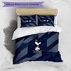 Set Lenzuola 3 Pezzi Stampato Tottenham Hotspur Morbido Delicato sulla Pelle Lavabile Copripiumino e Federe Set Tutte le Stagioni Camera da Letto