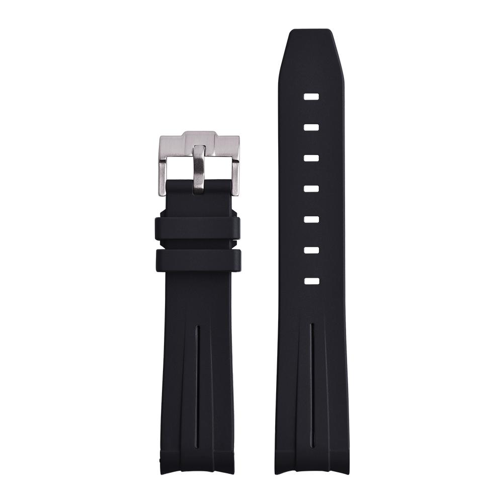 

STAPELP Curved End Rubber Watch Strap 20mm Suitable For Omega X S-watch Joint Moon Watchbandswatch Men Women Waterproof Bracelet 20mmx18mm