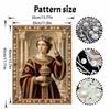 DIY 3D Pearl Diamond Painting Art Set Queen Crown Gemstone Portrait Home Decor Art Set Wall Art