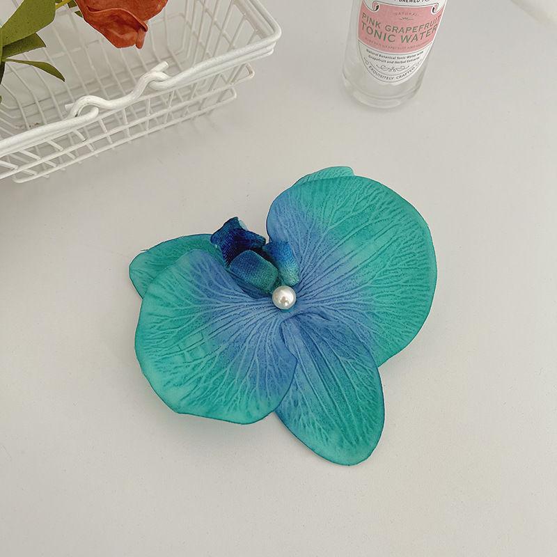 Four Seasons Jaw Clip Side Clip Phalaenopsis Sweet Hair Accessories Hair Clip Flower Blooming
