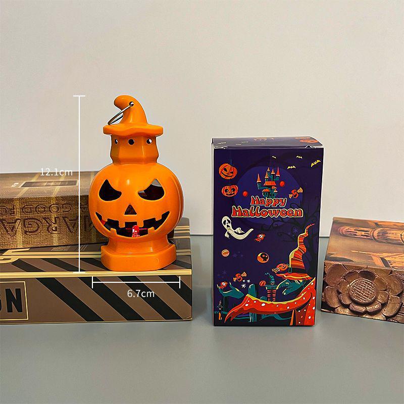

Halloween Double-Sided Pumpkin Castle Night Light Decorations Double-sided Pumpkin Lantern - LED
