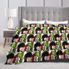 Mafaldas Break Time Sitting and Relaxing Position Flannel Blankets Creative Throw Blanket for Home Hotel Sofa 125*100cm Quilt,