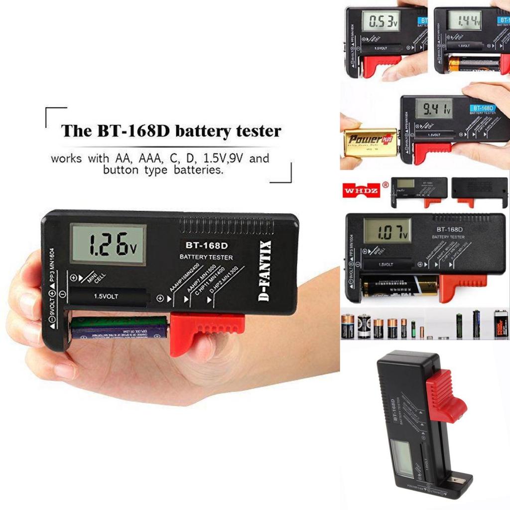 Premium Quality Universal Battery Tester With Easy-to-read Lcd For All Battery Types