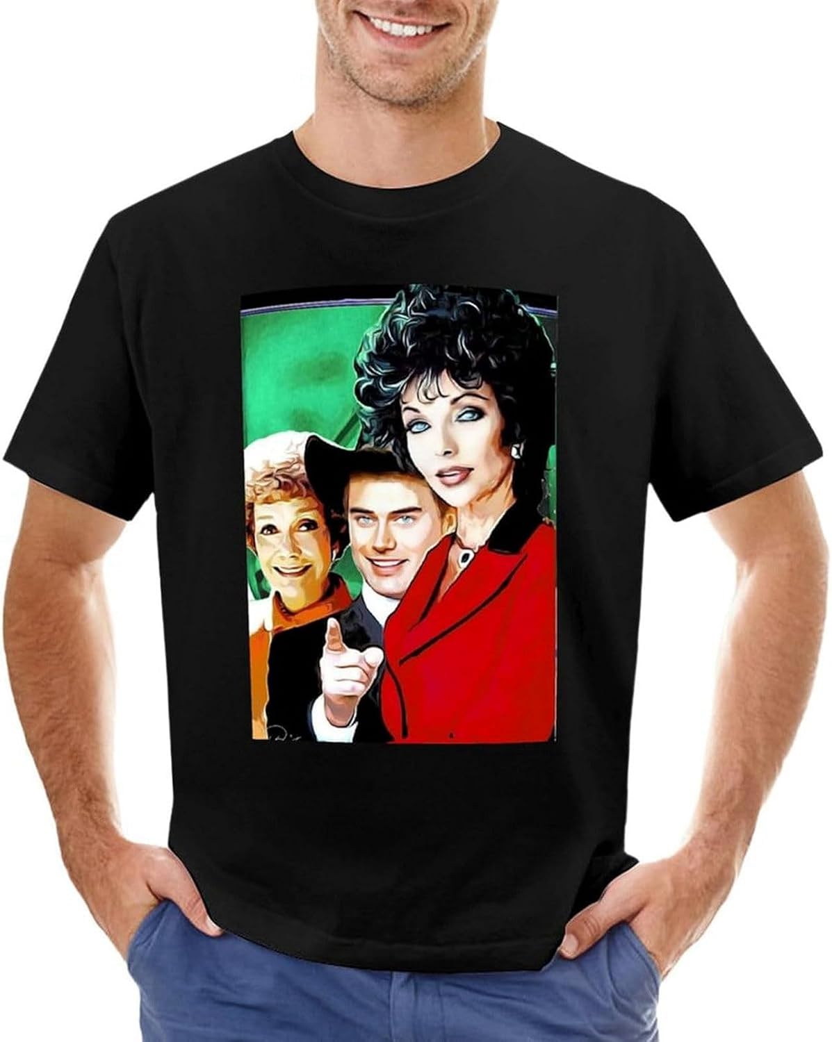 80 S Villains Men T Shirt Vintage Clothes Quick Drying Men T Shirt Slim fit t Shirts for Men L чёрный