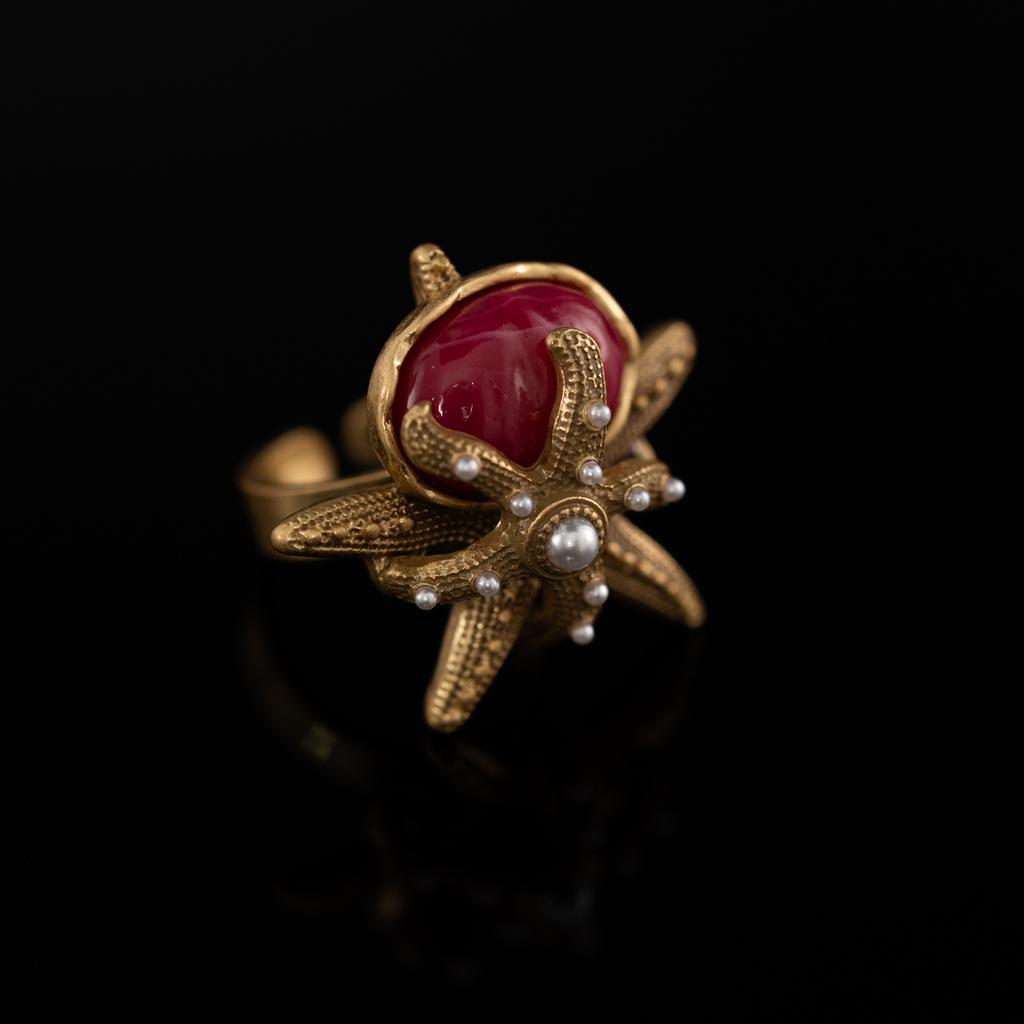 Medieval Copper Alloy Ring, Retro Court Style, High Sense Female Designer Temperament, New Ring