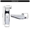 Boat Roller Bracket Marine Accessories with Quick Release Pin Stainless Rollers Fixed Holder Bracket